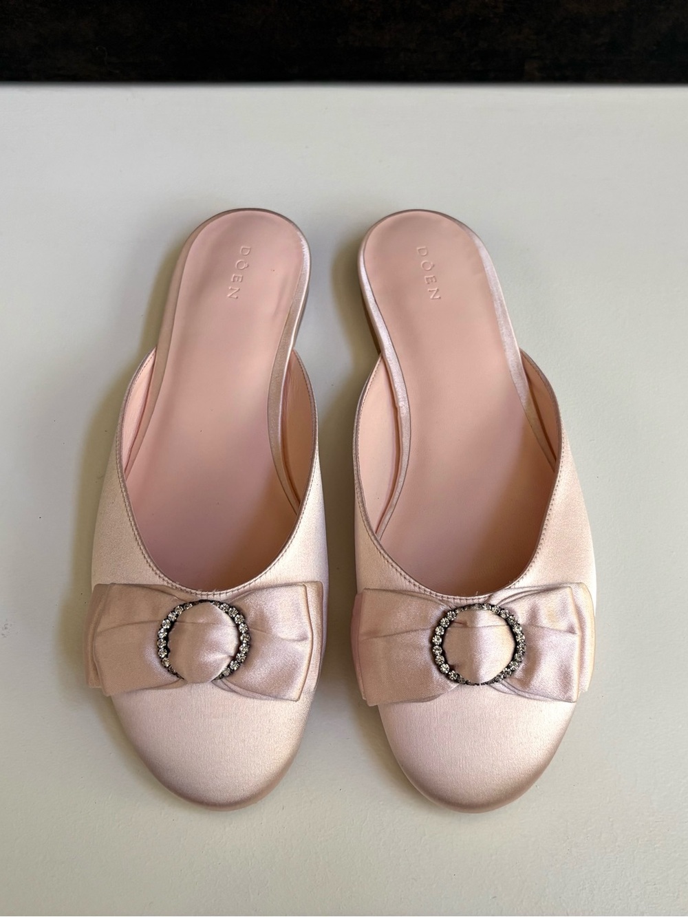 Doen Tilly Satin Bow Mule 39/9
